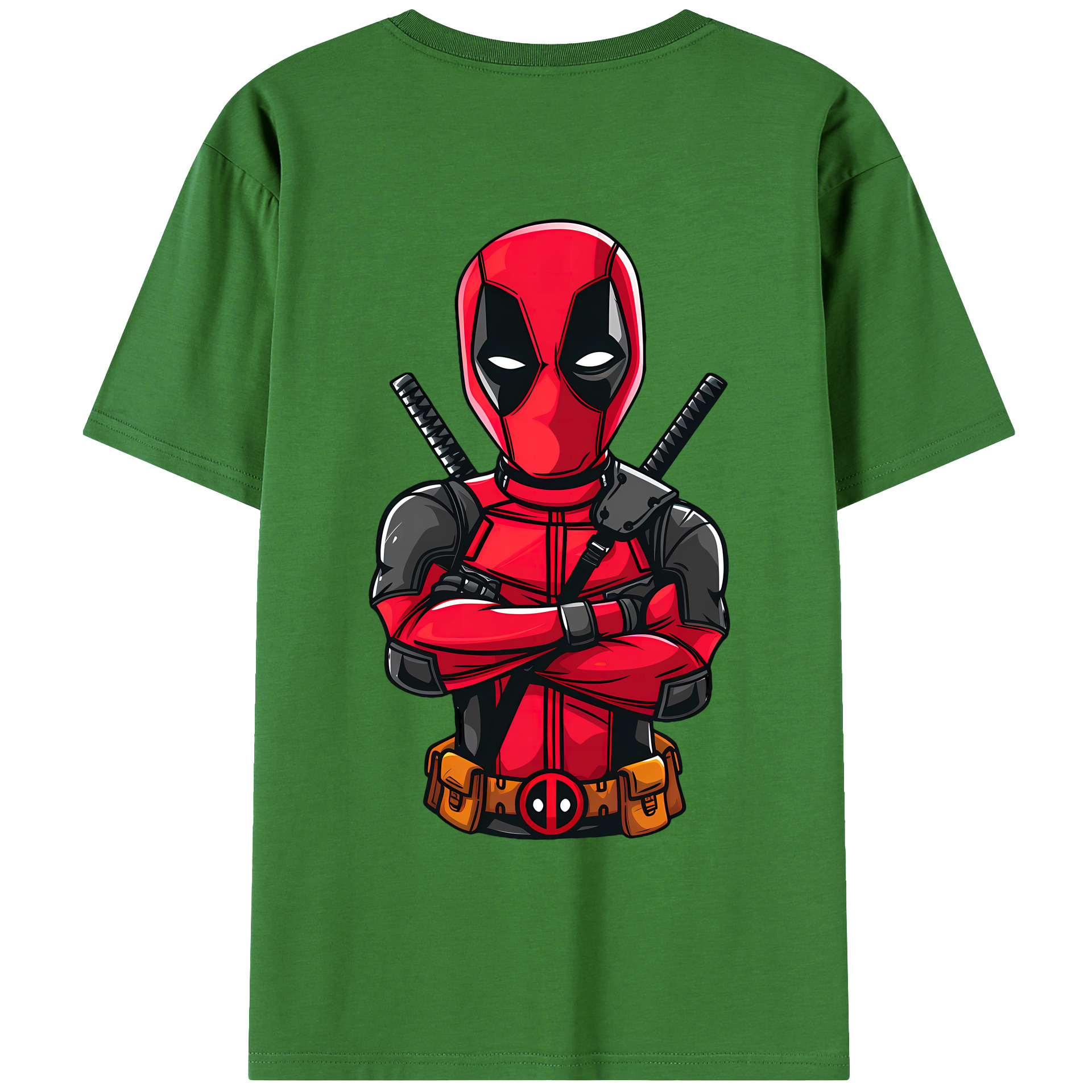 （画像用） Deadpool デッドプール レディース半袖Tシャツ(バックプリント)